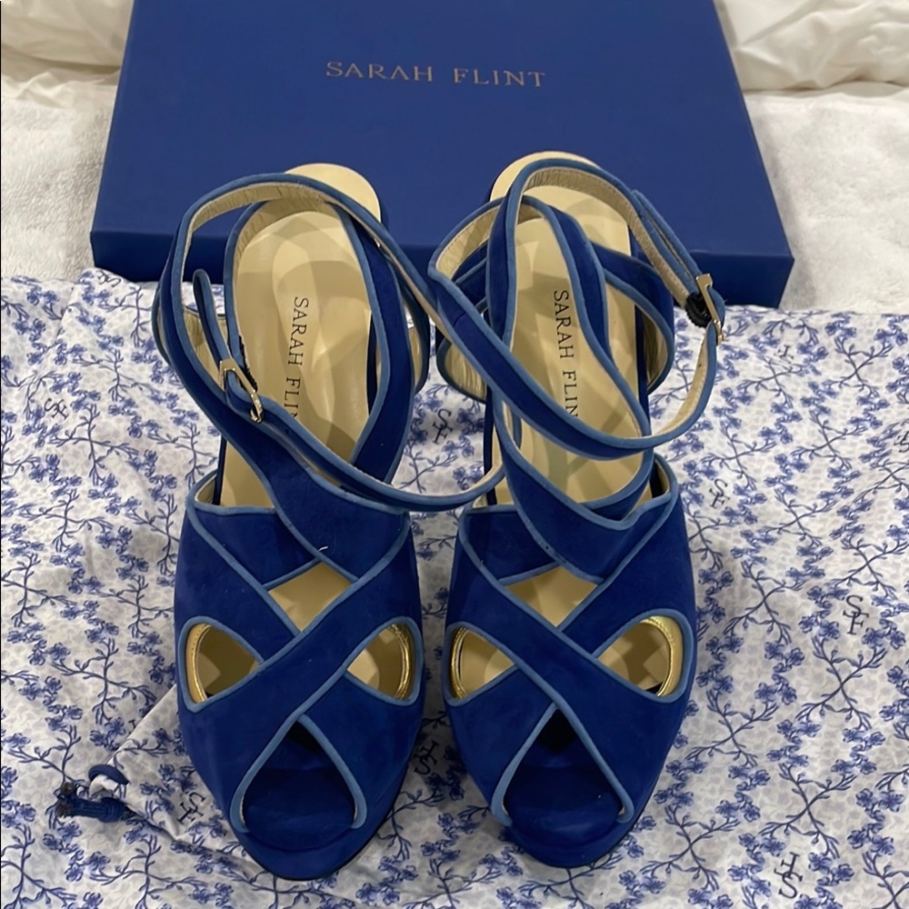 Sarah Flint Women's Blue Sandals